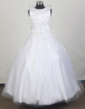 2012 Perfect Ball Gown Scoop Floor-length Little Gril Pagant Dress Style RFGDC065
