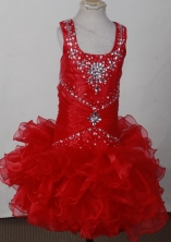 2012 Pretty Ball Gown Scoop Floor-length Flower Girl Dress Style RFGDC0117