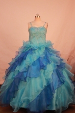 Gorgeous Ball gown Strap Floor-length Flower Girl Dresses Style FA-C-139