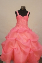 Popular Ball gown Strap Floor-Length Flower Girl Dress Style FA-Y-13