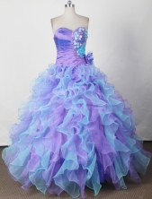 Amazing Ball Gown Sweetheart Neck Floor-length Quinceanera Dress LJ2662