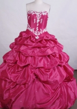 Elegant Ball gown Sweetheart Floor-length Quinceanera Dresses Appliques Style FA-Z-0025