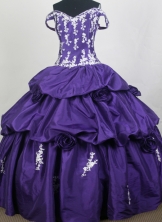 Exquisite Ball Gown Off The Shoulder  Floor-length Quinceanera Dress ZQ12426080