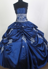 Perfect Ball Gown Strapless Floor-length Quinceanera Dress ZQ12426071
