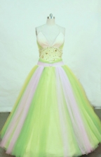 Special ball gown halter top floor-length net colors quinceanera dress FA-X-50