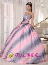 Comitan Mexico Wholesale Ombre Color Quinceanera Dress with Sweetheart Beading and Ruch Chiffon Ball Gown in 2013 Fall Style PDZYLJ008FOR 