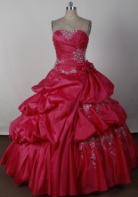 2012 Luxurious Ball Gown Strapless Floor-Length Quinceanera Dresses Style JP42685 