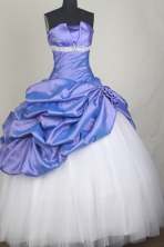 Classical Ball Gown Strapless Strapless Floor-length Quinceanera Dress LZ426036