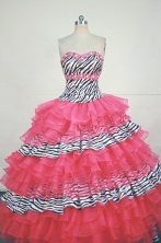 Formal Ball gown Sweetheart neck Floor-Length Quinceanera Dresses Style FA-Y-33