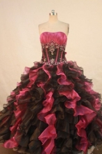 Gorgeous Ball gown Strapless Floor-length Quinceanera Dresses Style FA-W-363