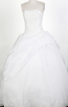 Modest Ball Gown Strapless Floor-length Quinceanera Dress ZQ12426016