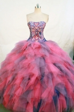 Popular Ball Gown Strapless Floor-length Quinceanera Dresses Style FA-W-300