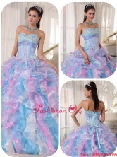 Beautiful Sweetheart Ruffles and Appliques Quinceanera Dresses PDZY334BFOR