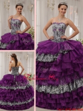 Brand New Sweetheart Beading Quinceanera Dresses in Purple QDZY436CFOR 