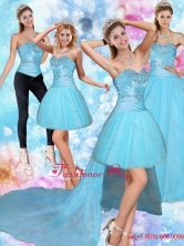 2015 Sweetheart Baby Blue Quinceanera Dress with BeadingQDZY735TZA2FOR