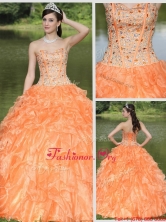 2016 Luxurious Beading and Ruffles Layered Quinceanera Gowns ZY728BFOR