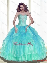 Classical Ball Gown Sweetheart Quinceanera Dresses with BeadingSJQDDT56002FOR