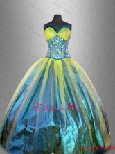 Elegant Sweetheart Multi Color Quinceanera Dresses with Beading SWQD041-1FOR