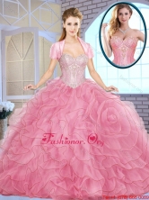 Popular Ball Gown Sweetheart Quinceanera Dresses for 2016 Summer SJQDDT159002-1FOR 