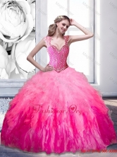 The Super Hot Beading and Ruffles 2015 Sweetheart Quinceanera Dresses in Multi ColorSJQDDT15002FOR