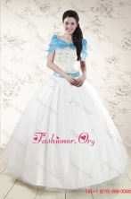 Discount White Quinceanera Dresses with Appliques XFNAO146AFOR