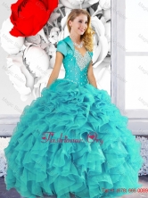 Luxurious Sweetheart Quinceanera Dresses with Beading and Ruffles  QDDTA56002FOR