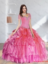 Modest Beading Quinceanera Dresses in Multi Color SJQDDT37002FOR