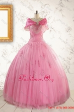 Most Popular Ball Gown Quinceanera Dresses with  Strapless FNAO601AFOR