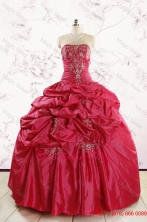 New Style Strapless Appliques Quinceanera Dresses  FNAO189FOR