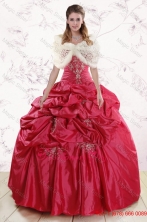 New Style Strapless Appliques Quinceanera Dresses  XFNAO189BFOR