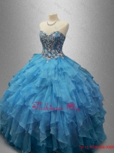 Perfect Sweetheart Quinceanera Dresses with Beading and Ruffles SWQD029FOR