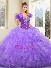Affordable Sweetheart Beading and Ruffles Sweet 16 Gowns SJQDDT389002-1FOR