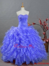 2015 Perfect Sweetheart Dresses for Quinceanera with Beading and Ruffles SWQD002-12FOR