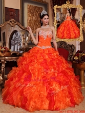 2016 Gorgeous Ball Gown Appliques and Beading Quinceanera Dresses QDZY061AFOR