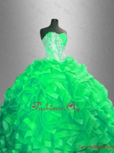 Classical Ball Gown Sweet 16 Dresses with Beading and Ruffles SWQD038-1FOR