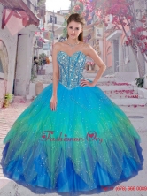 Discount Beaded Ball Gown Quinceanera Dresses for 2016 QDDTA83002FOR