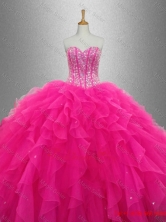 Popular Sweetheart Quinceanera Dresses with Beading and Ruffles for 2015 SWQD033FOR