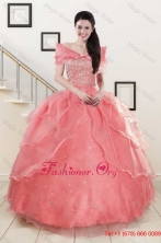 Pretty Beaded Ball Gown Sweetheart Quinceanera Dresses XFNAOA27AFOR