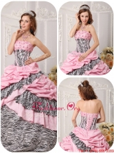 The Most Popular Ball Gown Multi Color Quinceanera Gowns with Beading QDZY017DFOR