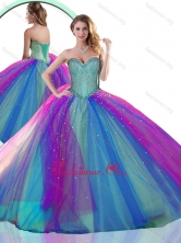 Colorful Multi Color Quinceanera Dress with Beading SJQDDT509002FO