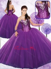 Recommended Ball Gown Quinceanera Dresses with Beading and Sequins SJQDDT466002FOR