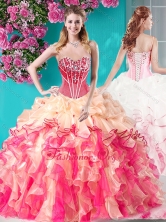 Recommended Ball Gown Sweetheart Quinceanera Dress with Rhinestones and Beading SJQDDT667002FOR