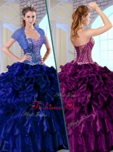 Recommended Ball Gown Sweetheart Quinceanera Dresses with Ruffles and Appliques  QDDTK1002-2FOR