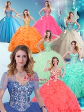2016 Fashionable Sweetheart Quinceanera Dresses with Beading SJQDDT163002FOR