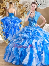 New Arrival Multi Color Quinceanera Gowns with Ruffles and Beading SJQDDT486002-2FOR