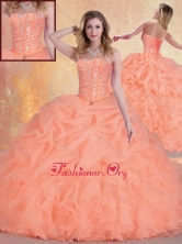 New Arrivals Sweetheart Quinceanera Dresses with Ruffles and Pick Ups SJQDDT409002FOR