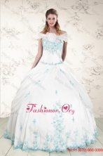 Appliques Strapless Lovely Quinceanera Dresses for 2015 XFNAO093AFOR
