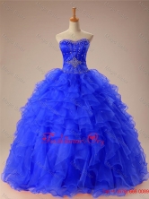 Artistic Beaded and Ruffles Quinceanera Dresses in Organza SWQD009-10FOR