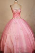 Classical Ball Gown Sweetheart Floor-length Beading Quinceanera dress Style FA-L-305