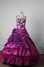 Discount Ball gown Strapless Floor-Length Quinceanera Dresses Style FA-Y-218